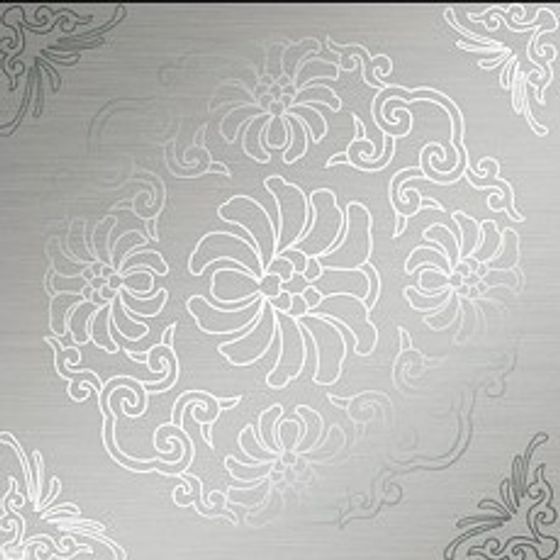 Sleek Decorative Thread Material 3D Model in Gray