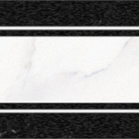Chic Black and White Ceramic Tile 3D Model for Flooring