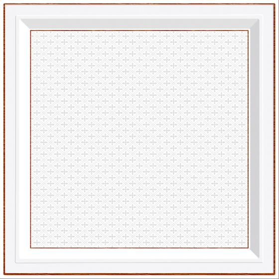White Buckle Board Model for Stylish Interiors
