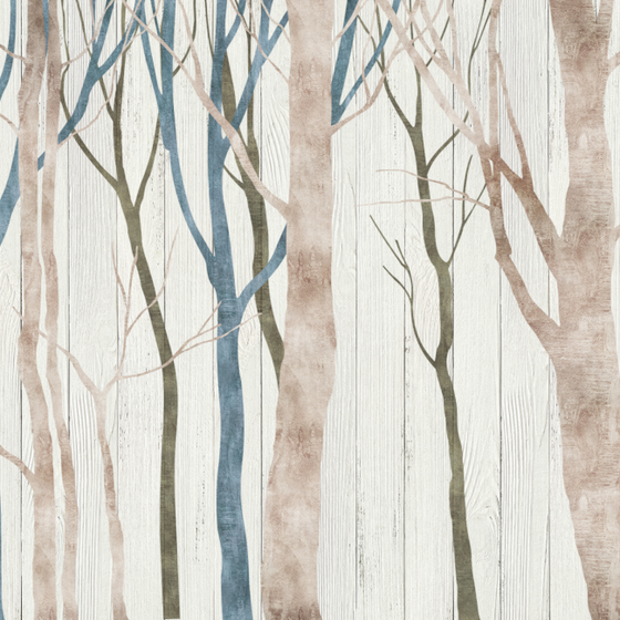 Modern Simple Tree 3D Model in Brown