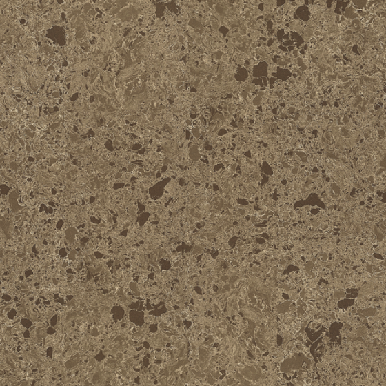 Poetic Tea Pattern 3D Model - Brown