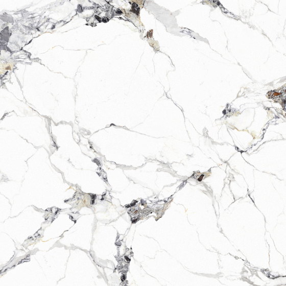 Elegant White Rock Slab Wall Tile 3D Model