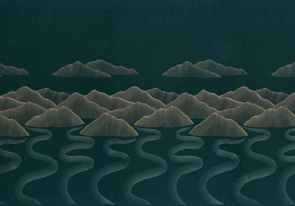 Wall cloth high precision circular embroidery neo-Chinese modern affordable luxury