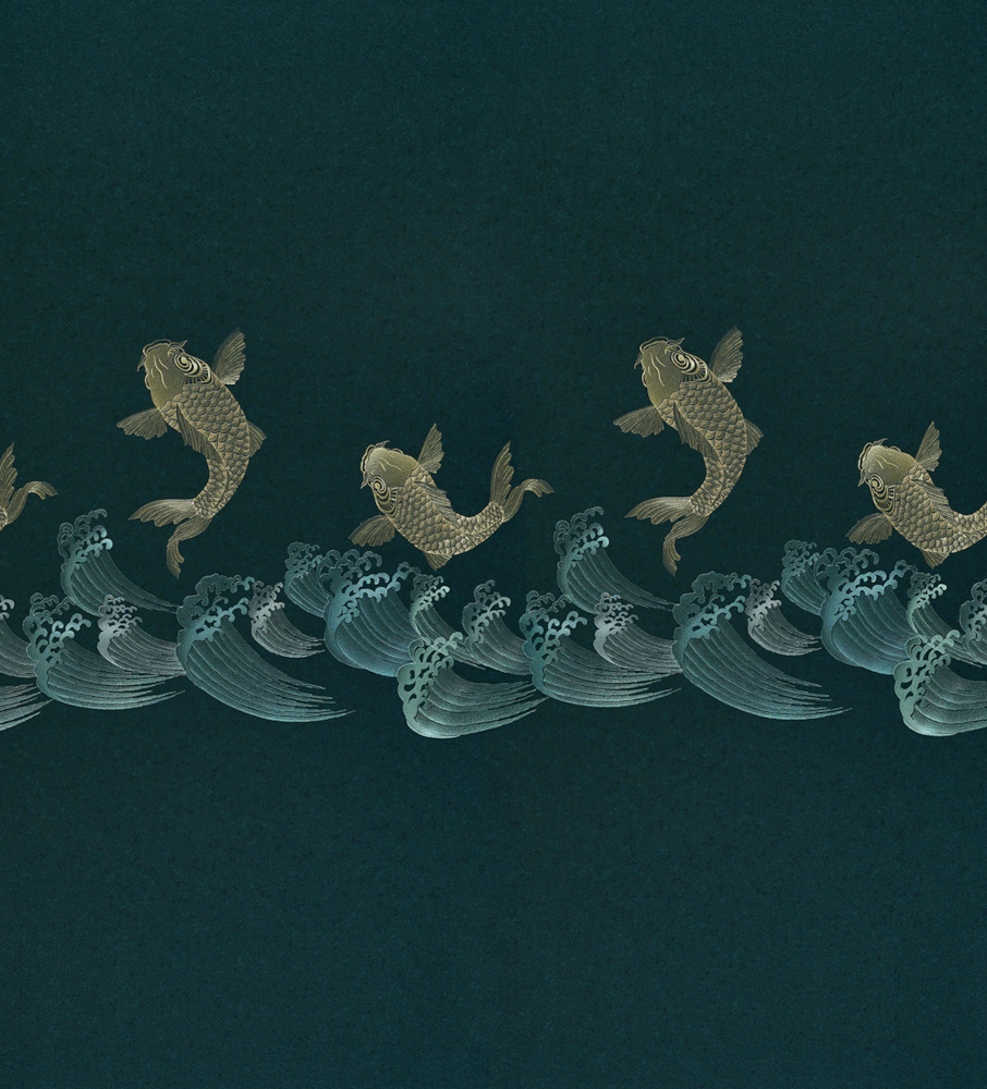 Wall cloth high precision circular embroidery neo-Chinese modern affordable luxury