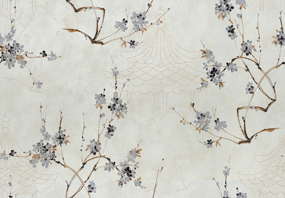 Wallpaper wall cloth high precision colorful jacquard neo-Chinese modern Affordable luxury simple