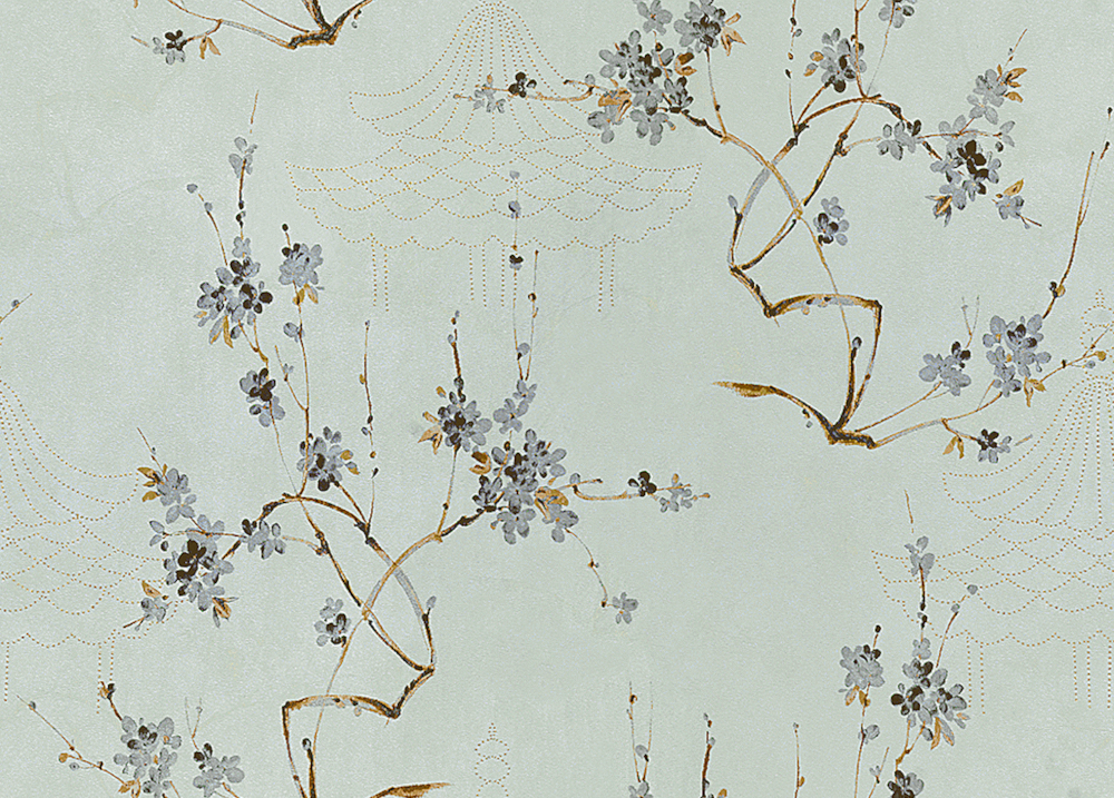 Wallpaper wall cloth high precision colorful jacquard neo-Chinese modern Affordable luxury simple