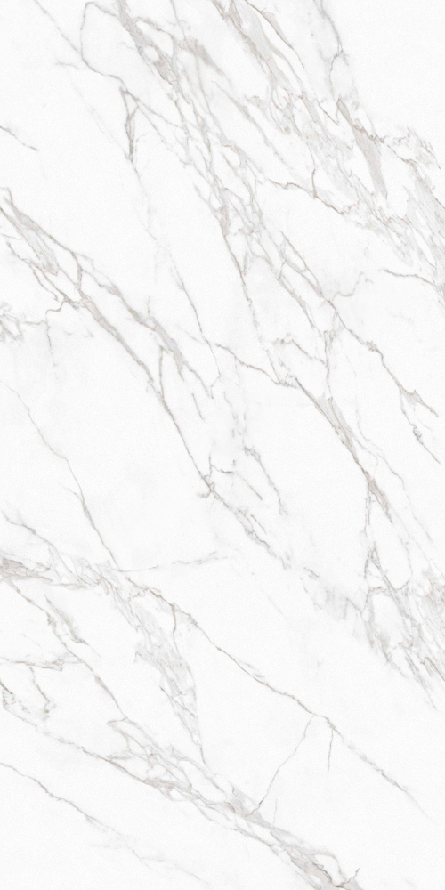 White marble texture surface with grey veining pattern on white background