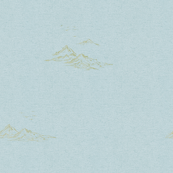 Trendy Blue Wallpaper 3D Model