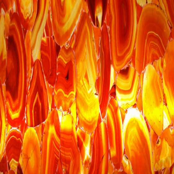 Mosaic Wall Tile 3D Model in Red