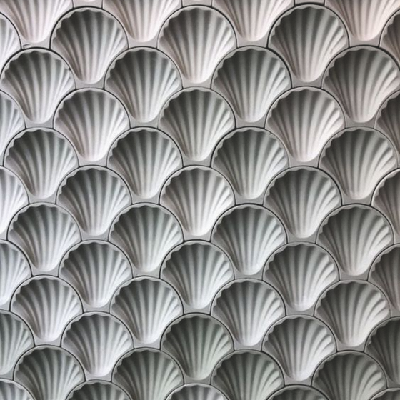 Earth Color Modern Glass Mosaic Tile 3D Model