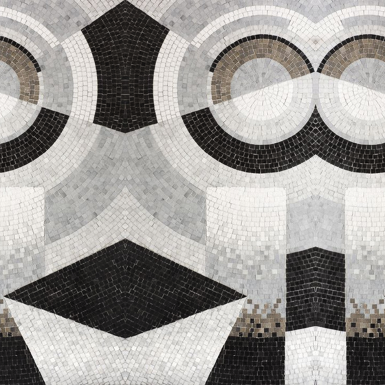 Stylish Gray Mosaic Tile 3D Model for Modern Spaces