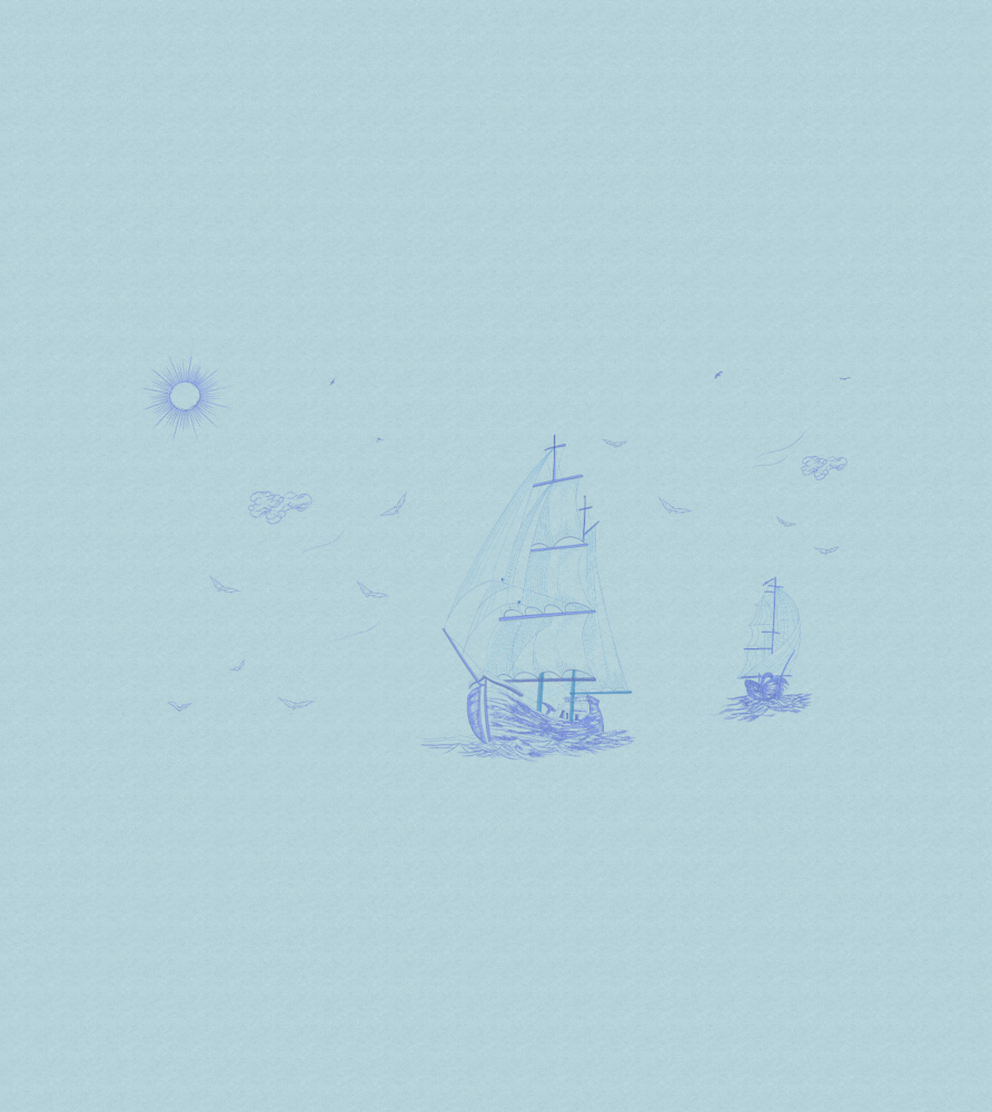 JN16914 Sailing Light Blue Critine Wallpaper
