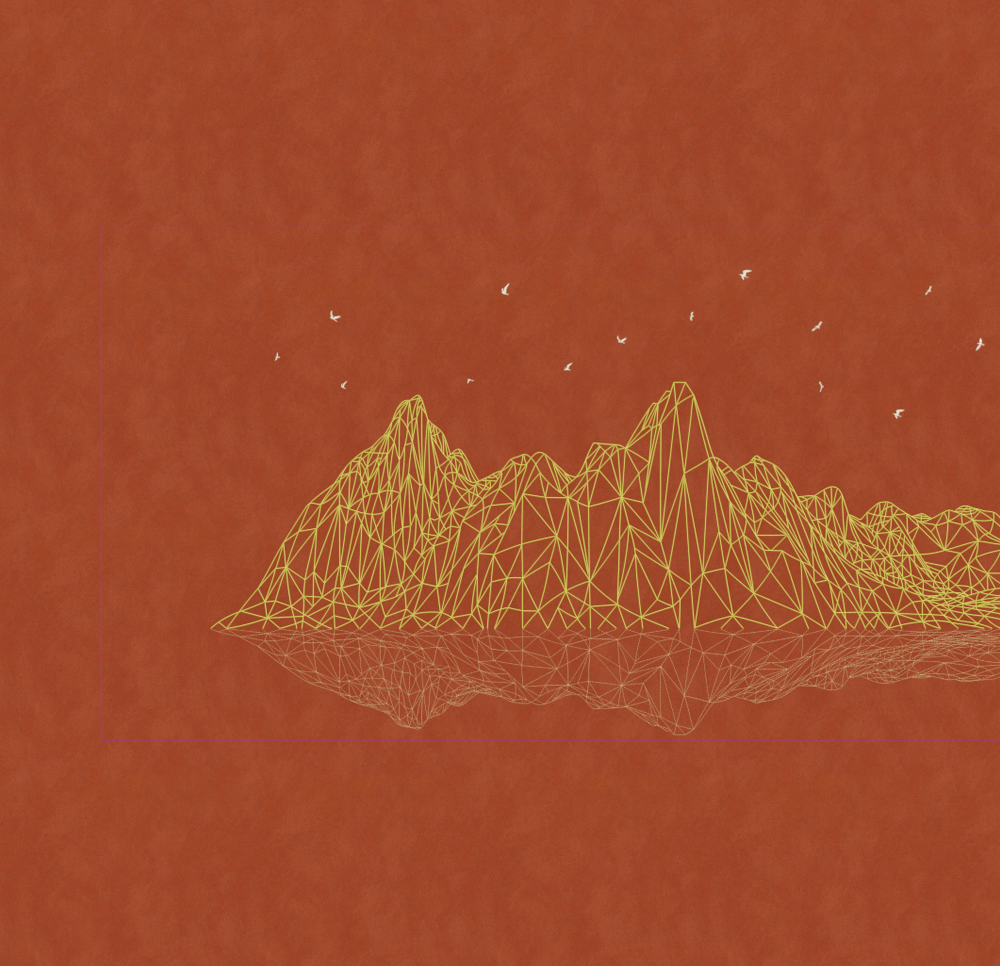 JN16907 Mountain Home Fantasy Dark Red Critine Wallpaper