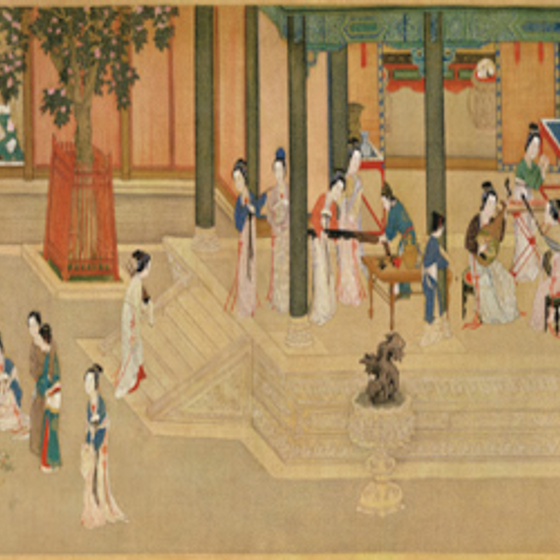 Chic Earth Color Patterned Screen 3D Model for Warm Interiors