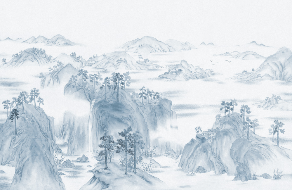 C0002K-D Green Mountains and Clear Waters