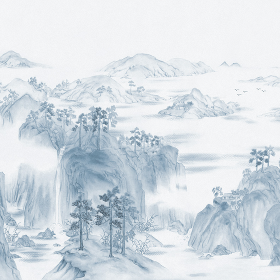 C0002K-D Green Mountains and Clear Waters