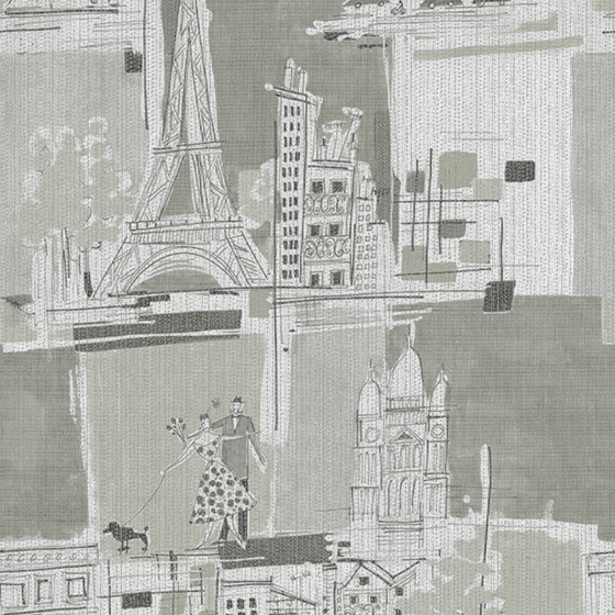 Elegant Wallpaper 3D Model - Gray Texture for Interior Design