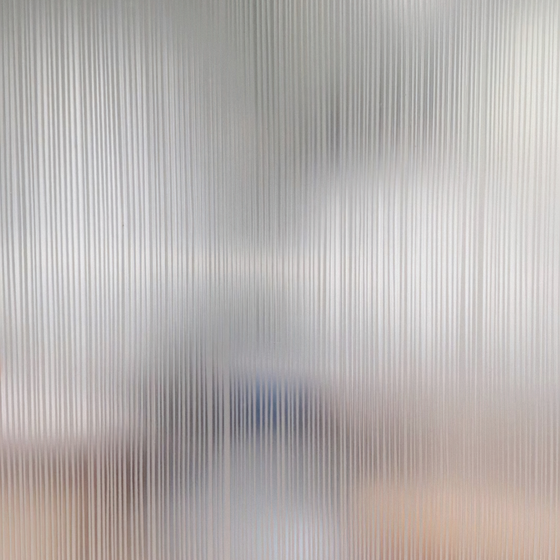 Sleek Gray Frosted Glass 3D Model for Interior Use