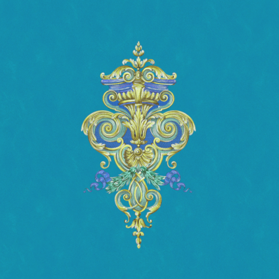 Dark Blue Wallpaper 3D Model