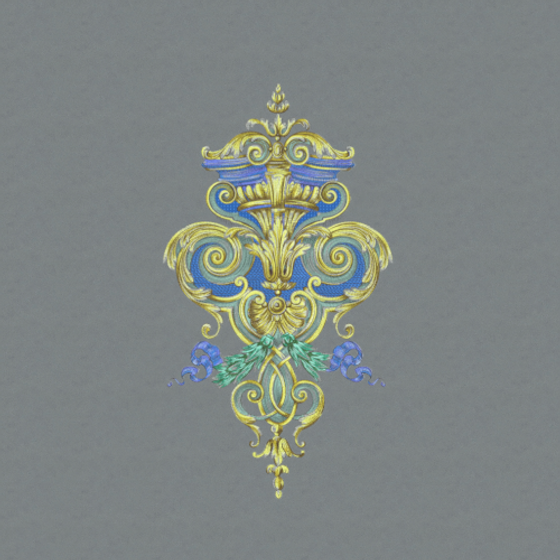 Dark Gray JN16902 Paladio Wallpaper 3D Model