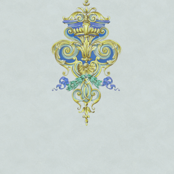 Light Gray Critine Wallpaper 3D Model for Interiors