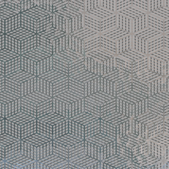 Vintage Gray Glass Mosaic 3D Model for Decor