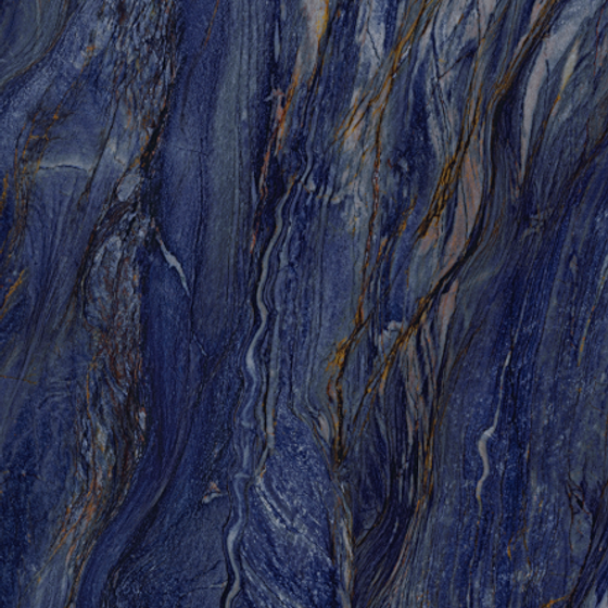 Chameleon Stone Wallboard in Gamma Blue