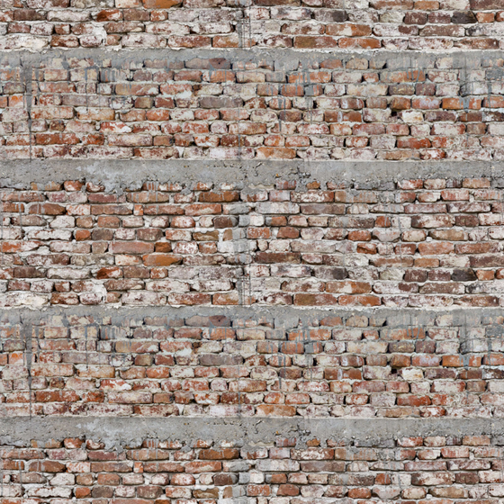 Building Brick 3D Model in Gray