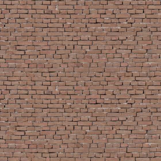 Real-Time Material Building Brick 3D Model in Brown