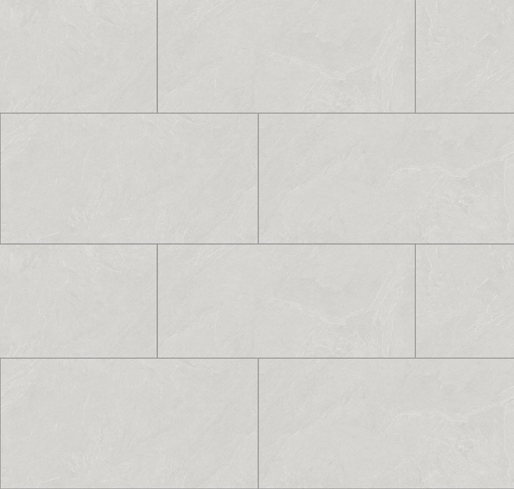 Light grey stone wall tile with subtle natural texture pattern on white background