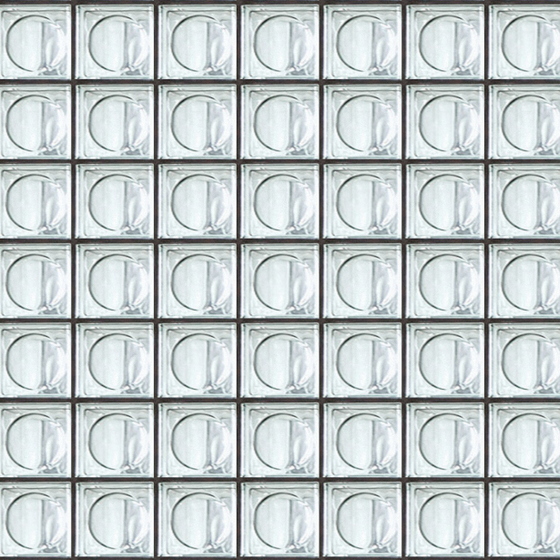 HD Glass Tiles 3D Model in Blue