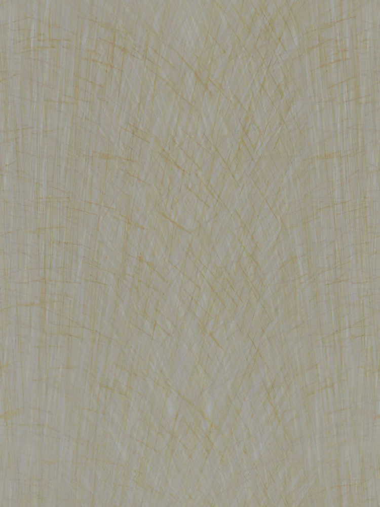 Textured beige wall panel with thin gold lines pattern on white background