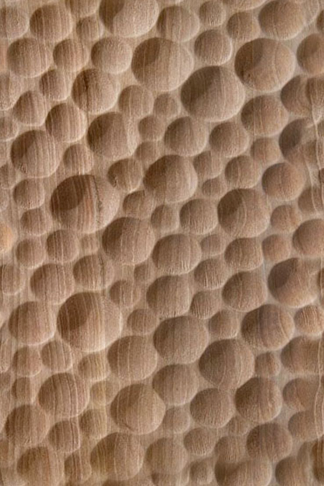 Three-dimensional wood carving