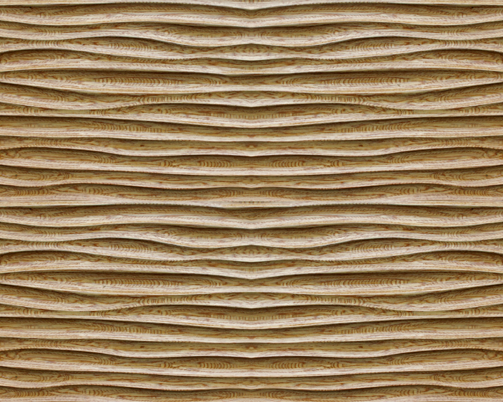 Three-dimensional wood carving