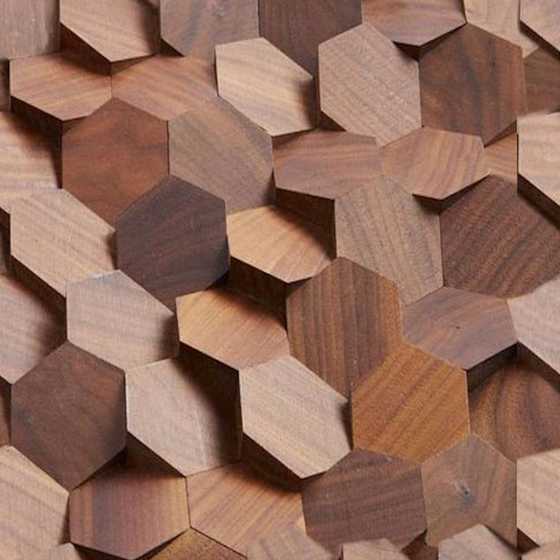Brown Three-Dimensional Wood Carving 3D Model