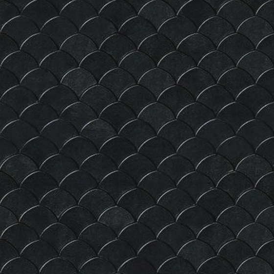 Leather Texture 3D Model in Black Finish