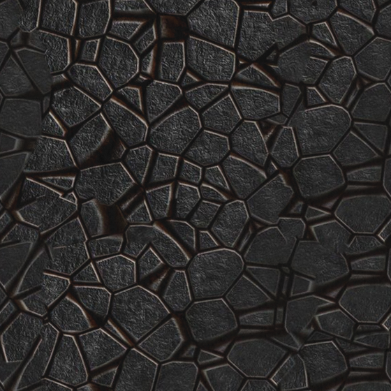 Leather Texture 3D Model in Black