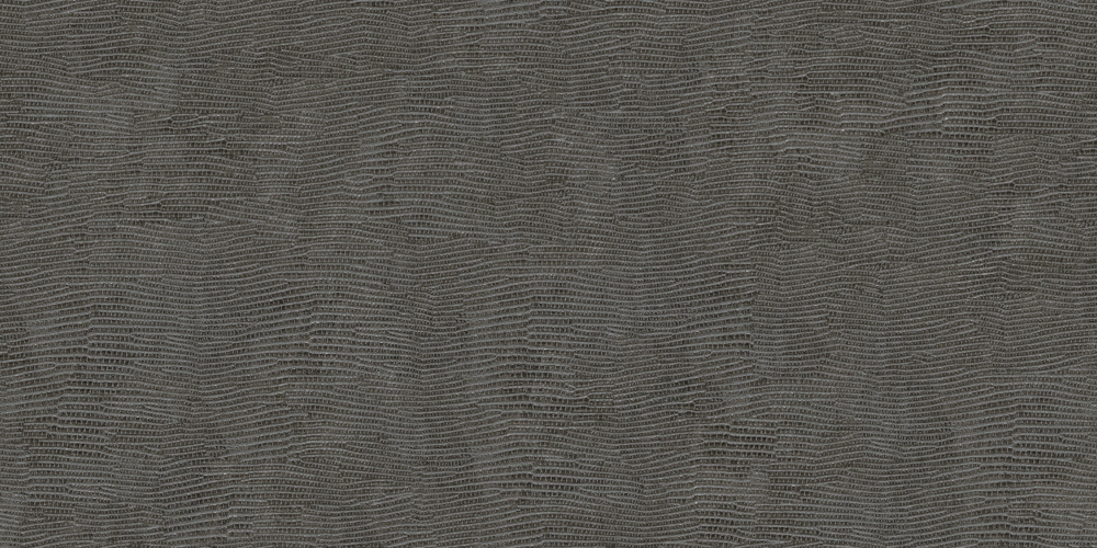 Dark gray crocodile textured leather