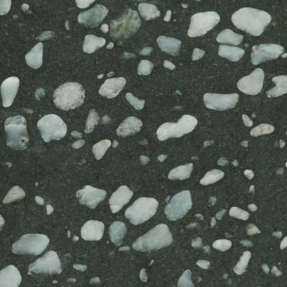 Dark Color System Inorganic Stone 3D Model in Gray