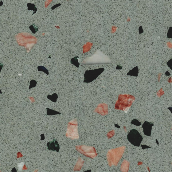 Black Inorganic Stone Decorative Piece in Dark Color System