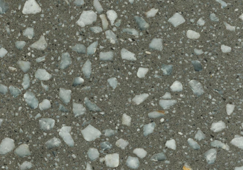 Sophisticated Gray Inorganic Stone Floor Tiles 3D Model