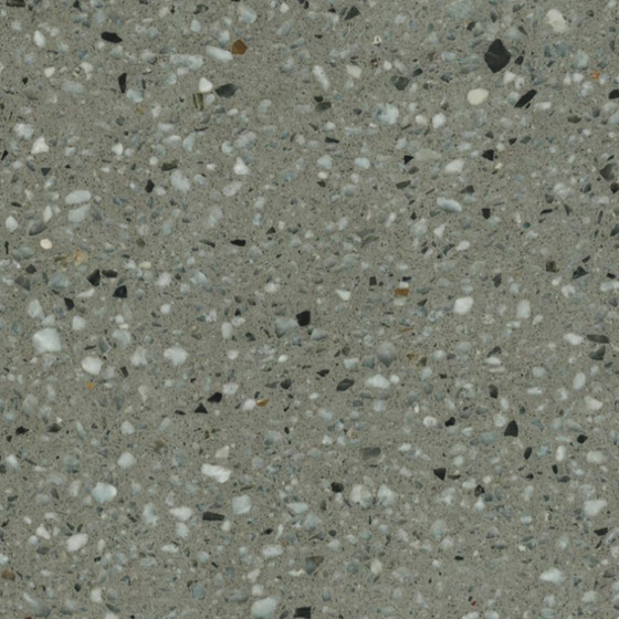 Dark Inorganic Stone Floor Tile 3D Model in Green Finish