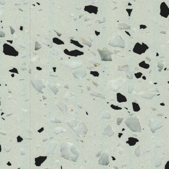Black Inorganic Stone Floor 3D Model
