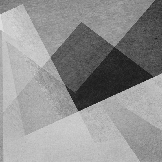 Art Xuan Mural Black and White Geometric Abstract Nordic Background 3D Model in Gray