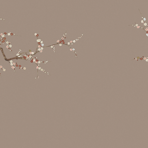 Beetle Inca embroidery-wallpaper wall covering