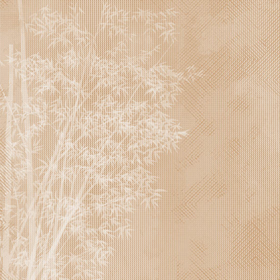 Beetle Inca embroidery-wallpaper wall covering