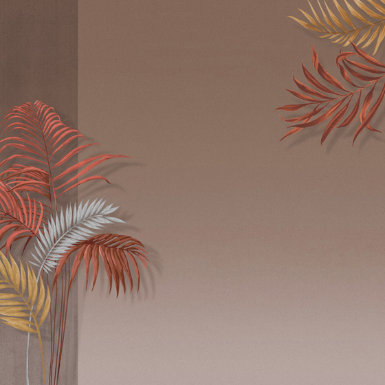 Brown Beetle Inca Embroidery Wallpaper 3D Model