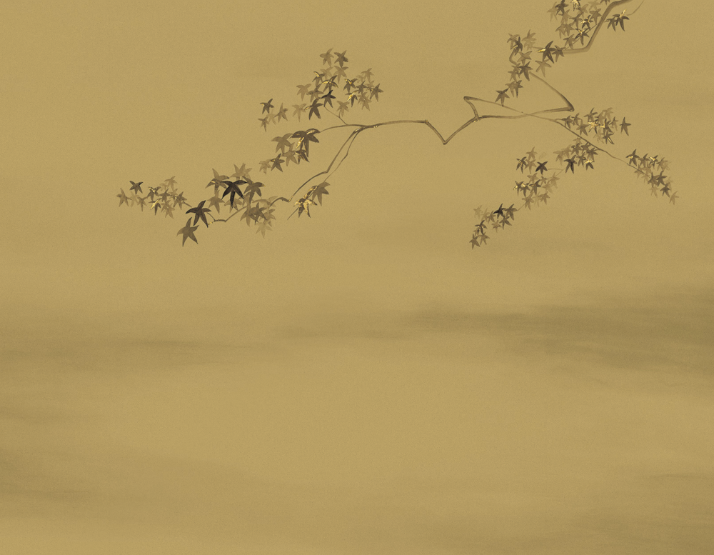 Beetle Inca embroidery-wallpaper wall covering