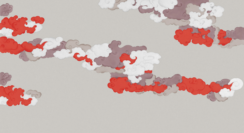 Chinese landscape G22005K-B wallpaper wall covering