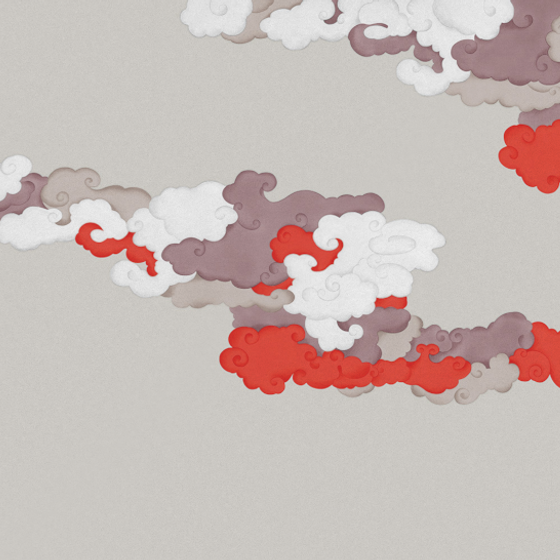 Chinese landscape G22005K-B wallpaper wall covering